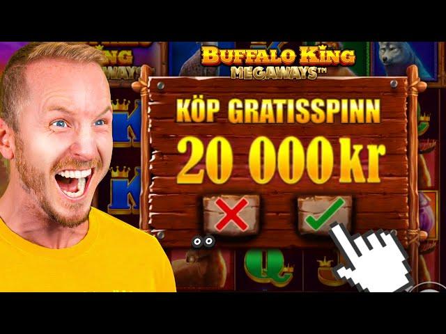 50 000 kr bonusköp i Buffalo King Megaways hos Happy Casino