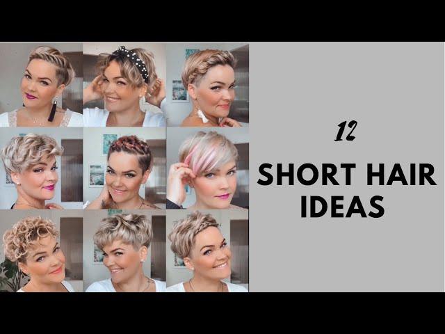 How to style a short Pixiecut | 12 ways to style short hair | Salirasa