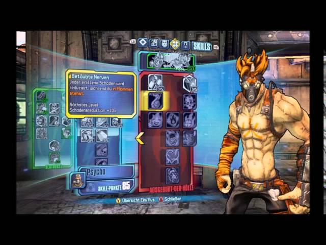 Psycho Blutsplosion/Bloodsplosion Build - BORDERLANDS 2 (DEUTSCH)