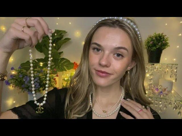 ASMR The Relaxing Sounds Of Pearls  (highly requested)