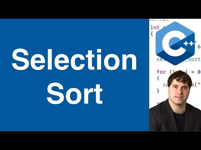 Selection Sort | C++ Example