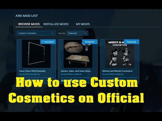 ARK  Survival Ascended: How to use new Cosmetic Skins!