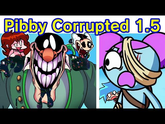 Friday Night Funkin' Pibby Corrupted V1.5 (Come Learn With Pibby x FNF Mod) (Mordecai/Finn/Jake/etc)