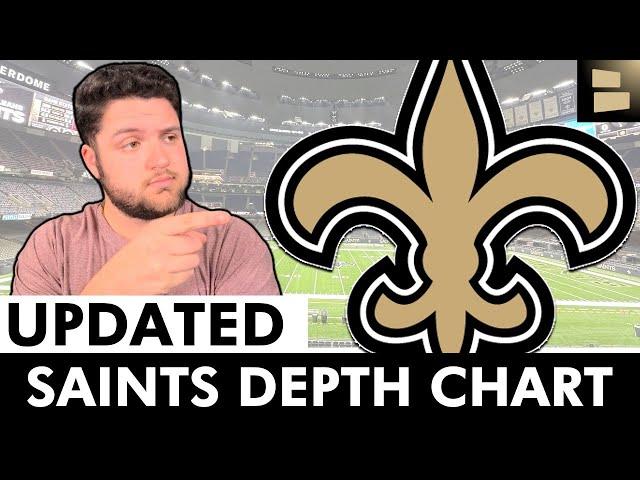 UPDATED Saints Depth Chart After Recent NFL Free Agency Moves & Saints Minicamp