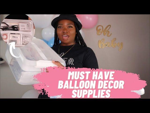 BALLOON DECOR SUPPLIES YOU MUST HAVE