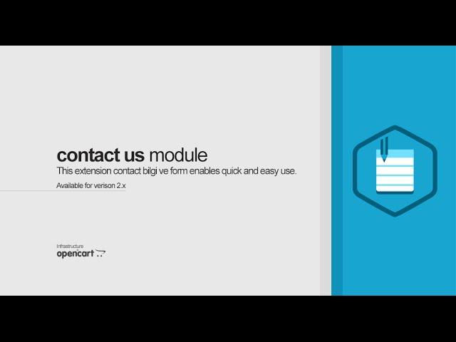 Contact Us Module - OpenCart Extension (Promotion)