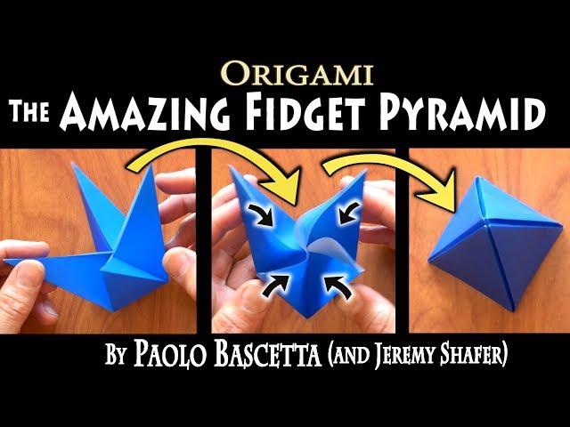 The Amazing Fidget Pyramid! Origami (Paolo Bascetta)