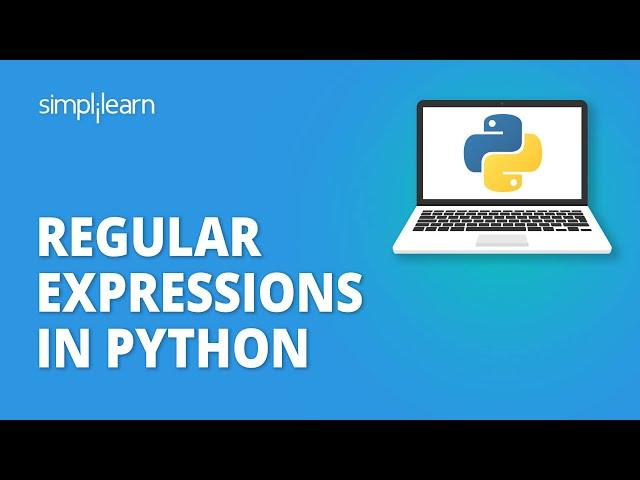 Regular Expressions In Python | Python Regular Expressions Tutorial | Python Tutorial | Simplilearn