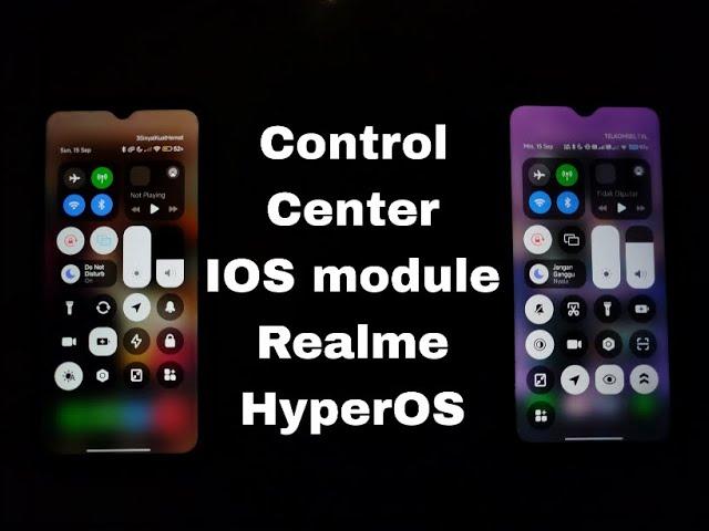 Control Center iOS Module Magisk on MIUI / HyperOS | Tested Realme Custom ROM