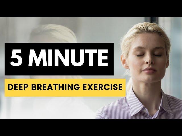 Diaphragmatic Breathing: 5 Minute Deep Breathing Exercise for Beginners