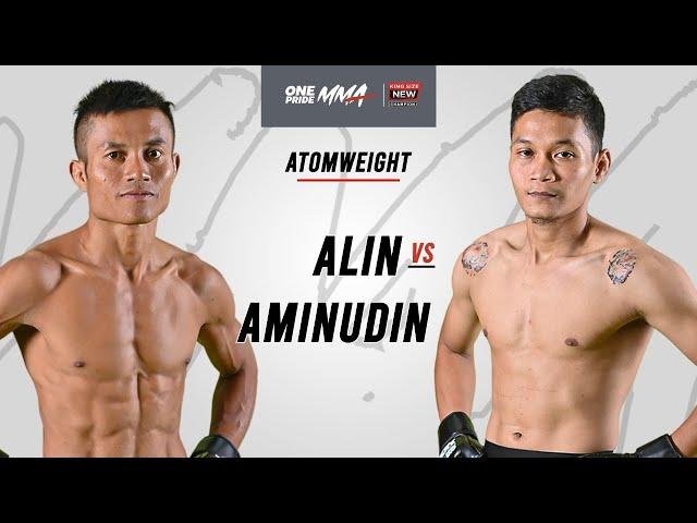 ALIN ANGGRIANTO VS AMINUDIN | FULL FIGHT ONE PRIDE MMA 77 KING SIZE NEW #2 JAKARTA