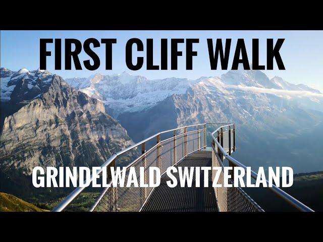 Amazing View of the Alps, First Cliff Walk Tissot, Grindelwald, Switzerland