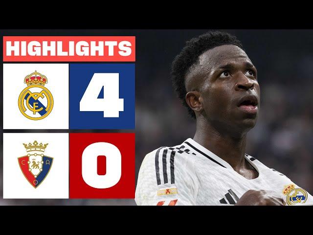 REAL MADRID 4 - 0 CA OSASUNA I HIGHLIGHTS LALIGA EA SPORTS