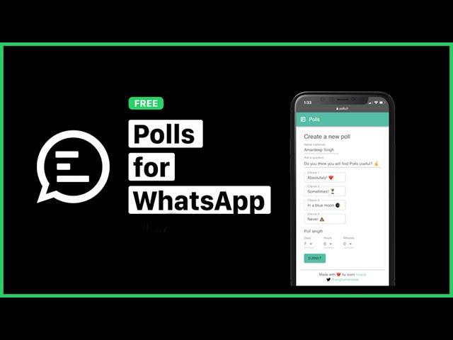 How to Create Polls in WhatsApp