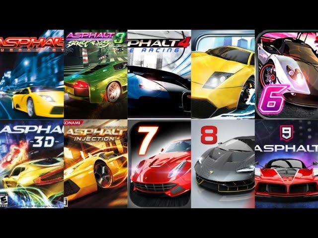 Evolution of ASPHALT Games 2004-2023