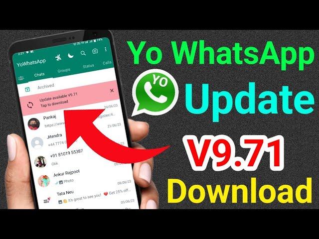 yo whatsapp update kaise kare 2023 || yo whatsapp update v9.71 kaise kare