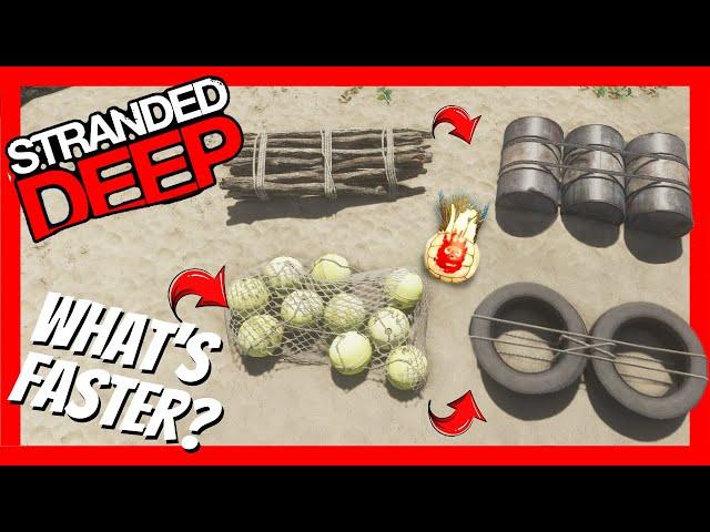 Do different Raft Bases impact speed? Stranded Deep