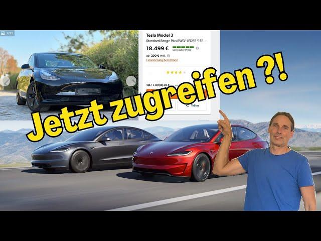 Tesla Model 3 als Gebrauchtwagen, eine Marktübersicht. Die Preise sind jetzt wirklich gut!