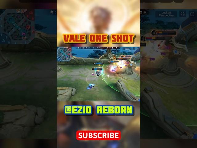 VALE ONE SHOT! Vale Best Build 2024! #mlbb #mlbbshorts #mlbbindonesia #valemlbb