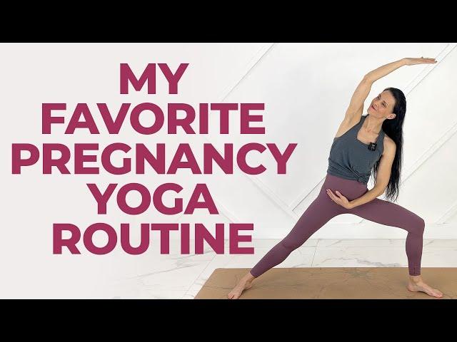 30 Min Pregnancy Yoga Routine To Feel AMAZING & Prepare Your Body