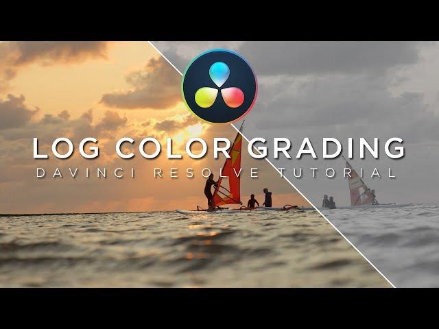 LOG COLOR GRADING in DAVINCI RESOLVE / deutsch