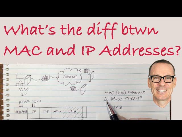 What's the Difference Between a MAC address and an IP Address?