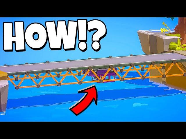 These bridges push my understanding of physics... Poly Bridge 3!