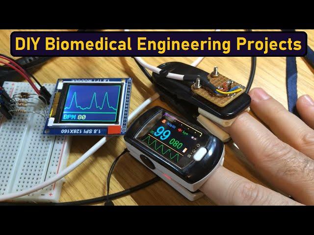 Top DIY Biomedical Instrumentation Projects for Engineering Students | Using Arduino/ESP8266/ESP32