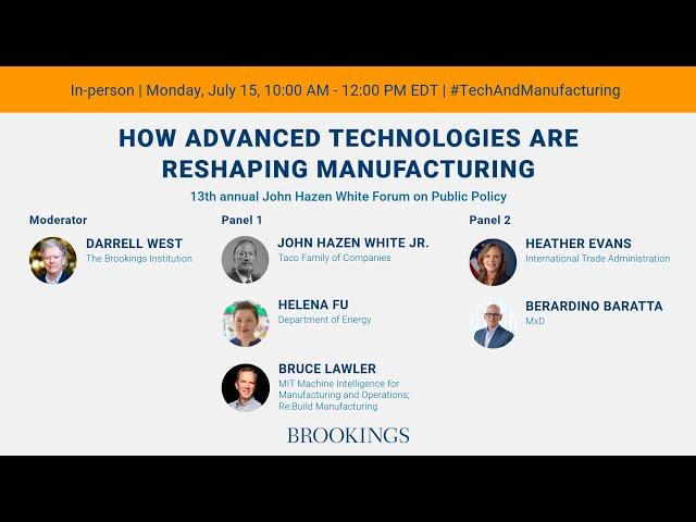 How advanced technologies are reshaping manufacturing