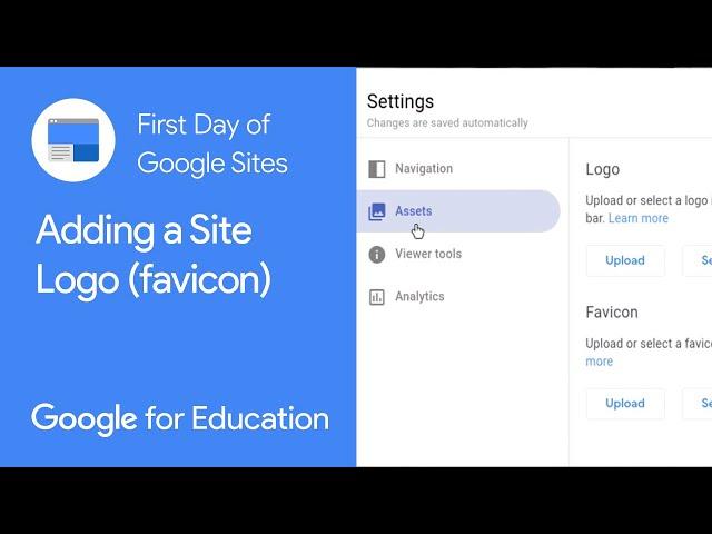 Add favicon - new Google Sites