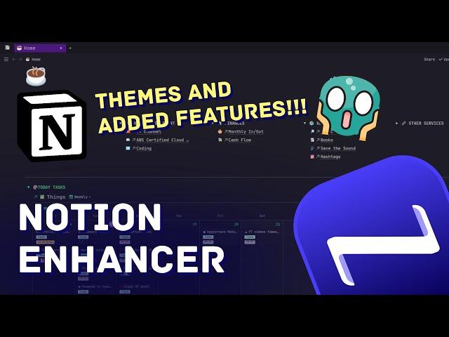 NOTION ENHANCER: Apply Themes and Add a Lot of Features to Notion with This Tool!