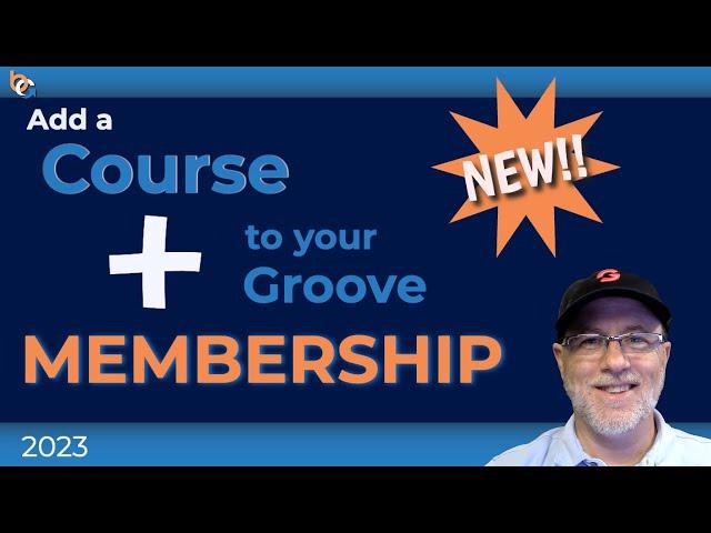 Next up: add a course to your groove membership!