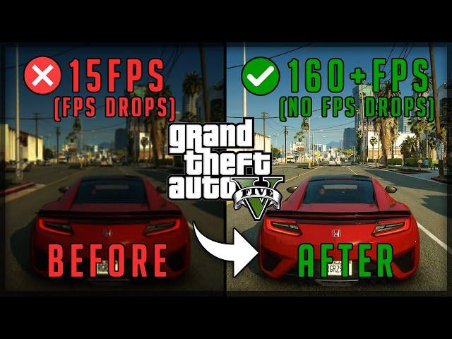 HOW TO FIX FPS DROPS & LAGS IN GTA 5!