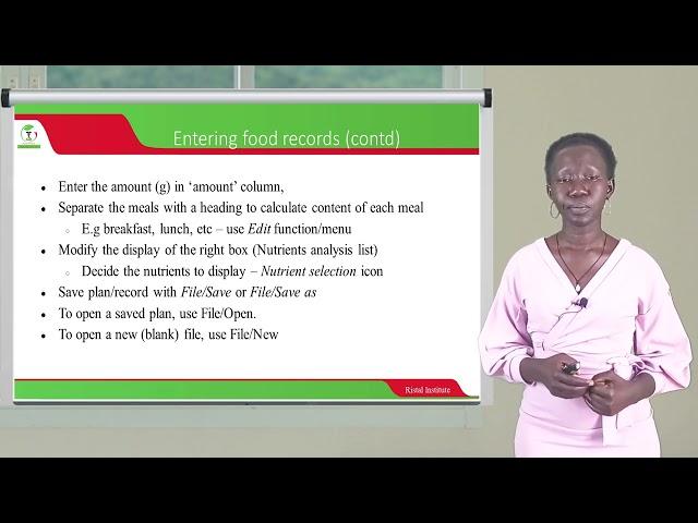 NUTRI SURVEY LECTURE 01