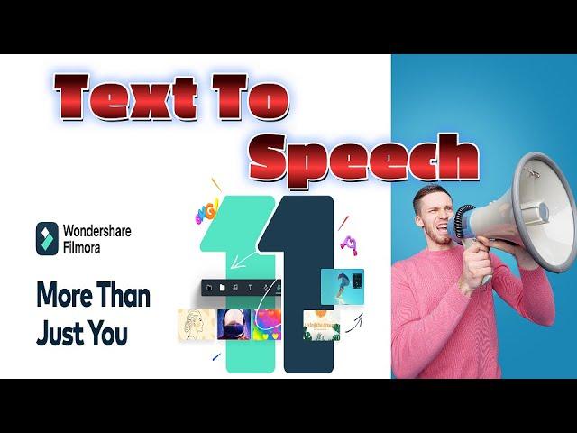 FILMORA 11 TEXT TO SPEECH NEW FEATURE 