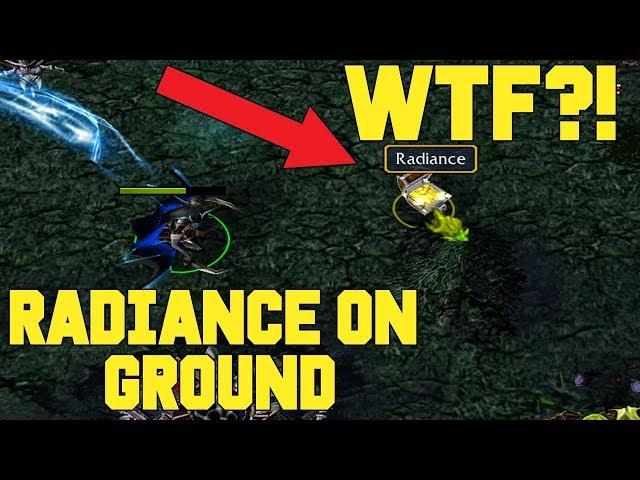 DOTA RADIANCE ON GROUND WTF - QUEEN OF PAIN BEYOND GODLIKE