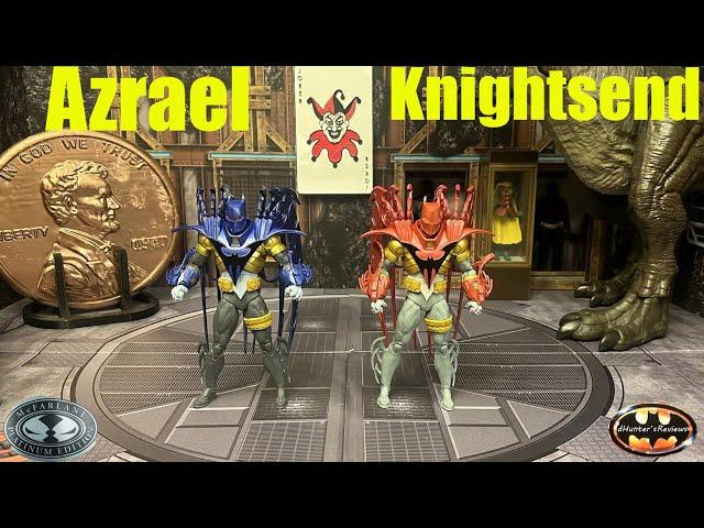 McFarlane DC Multiverse Azrael Red & Blue Platinum Batman Armor Knightfall Knightquest Knightsend