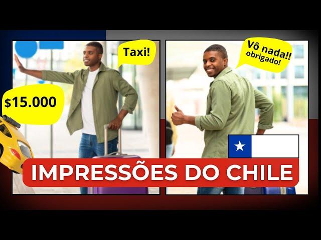 PRIMEIRAS IMPRESSÕES DO CHILE!(ME COBRARAM 15MIL DO TÁXI)