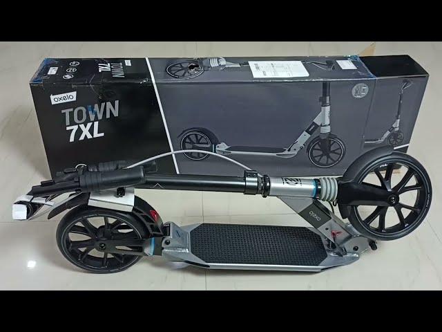 Unbox and Assemble Oxelo Adult Scooter Town 7XL | Decathlon