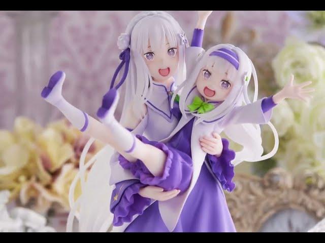 S-Fire Figure 1/7 Emilia & Childhood Emilia - Re:Zero − Starting Life in Another World, Sega