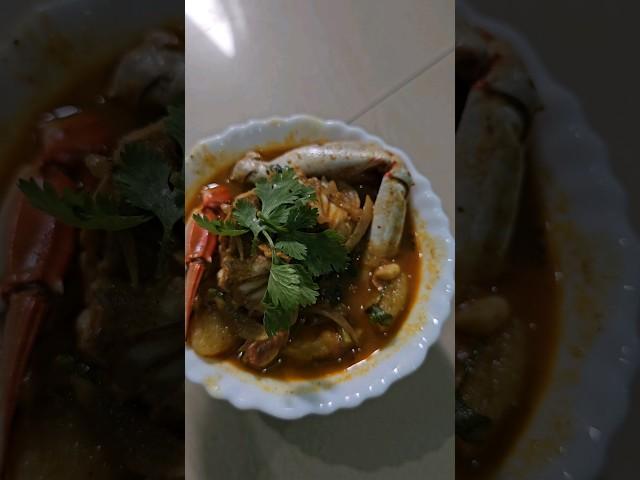 Crab Curry  #foodie #odiafoodvlog #ytshorts #short