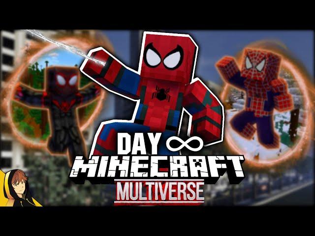 I Survived ∞ Days? in the Multiverse as Spiderman in Minecraft... Here's What Happened!