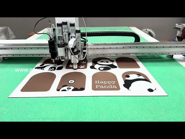 Industrial Rubber Mouse Mat CNC Knife Cutting Machine