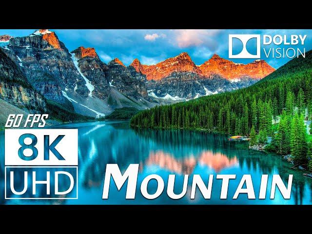 TOP 5 BEAUTIFUL MOUNTAIN - Scenic Relaxation Film With Inspiring Cinematic Music - 4K (60fps)