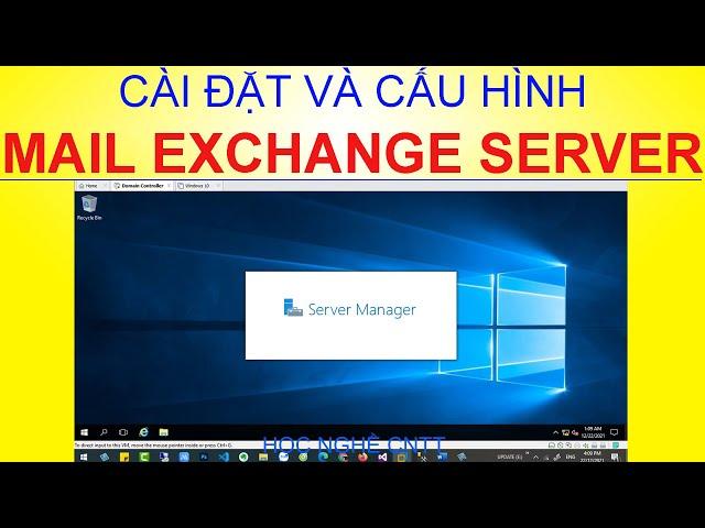 Cài đặt và cấu hình Mail Server trên Windows Server 2016 | Mail Exchange Setup Server