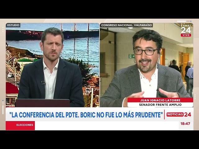 Senador Latorre y caso Monsalve: “Pasaron 36 horas, tampoco es que pasó tanto tiempo”