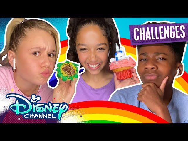 Ruth & Ruby's Sleepover | Cupcake Decorating Challenge | Disney Channel