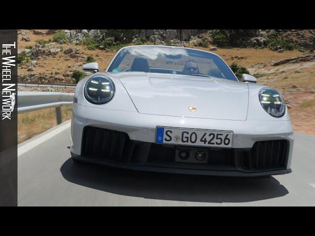 2025 Porsche 911 Carrera GTS Cabriolet | Ice Grey | Driving, Interior, Exterior (992.2 Hybrid)