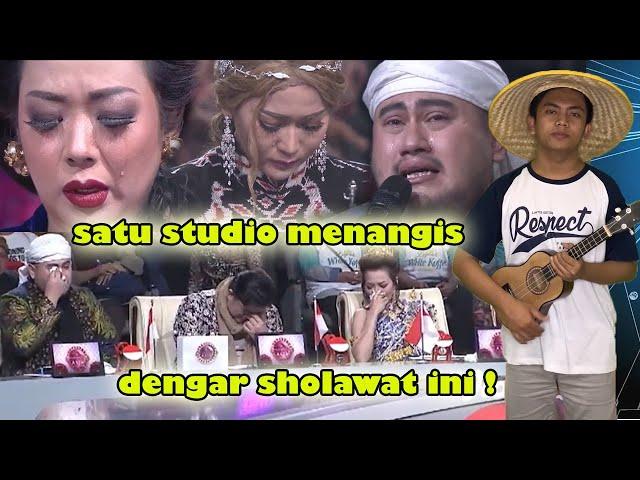 Viral ! Satu Studio Menangis Mendengar Sholawat Yang Dibawakan Petani Ini Merdu Banget | parodi