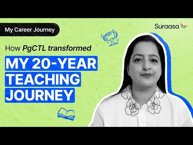 I became a school teacher in 2024 with THIS certification! | My Career Journey | Suraasa